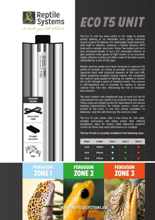 Reptile Systems T5 High Output UVB Lighting Kit 12% - Image 2