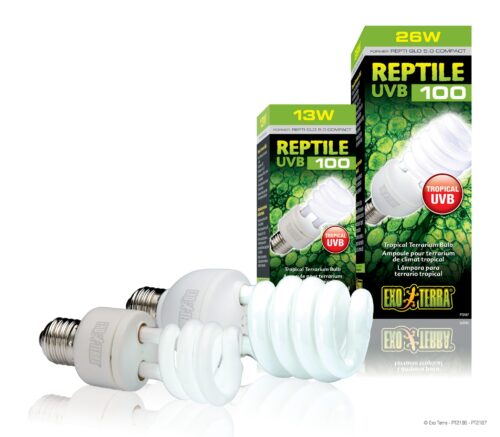 Exo Terra Fluorescent Bulb UVB100 (Tropical 13W/25W)