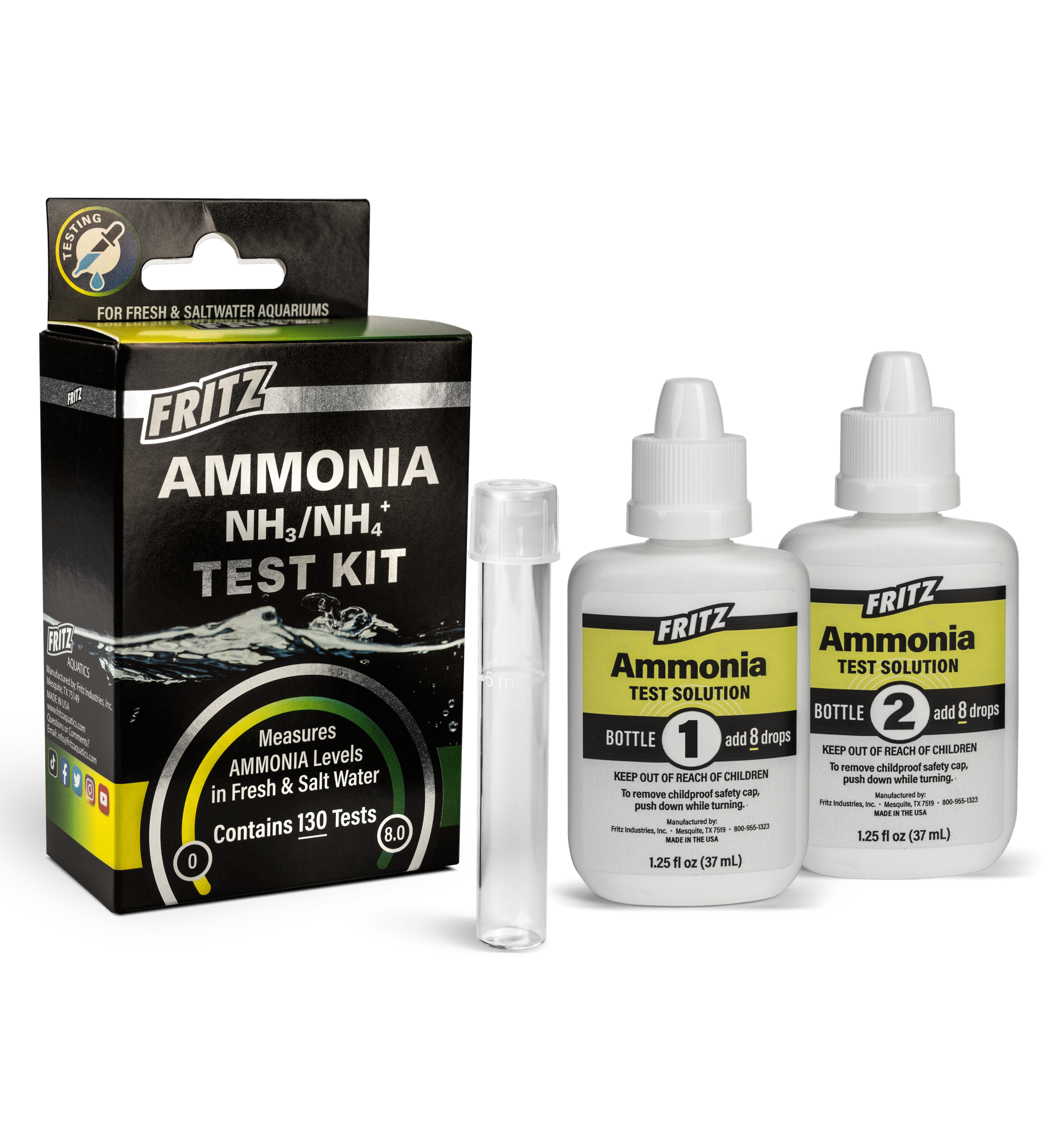 Test_Kit_Ammonia Fritz Ammonia Test Kit - Image 1
