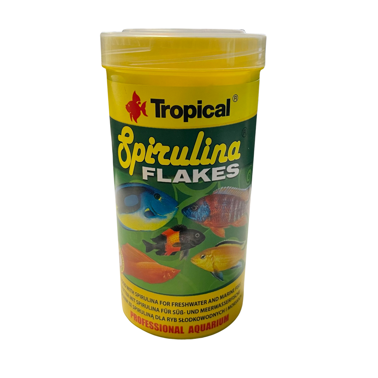 Tropical Super Spirulina Forte Flake – 36% Algae Food For African Cichlids, Malawi, Marine Fish